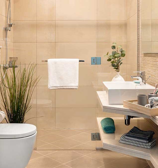 1 Bedroom Apartment-Bath - View 2-Azure, Al Reem 